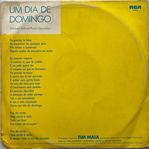 Gal Costa — Um Dia De Domingo (LP Vinyl Record, used)