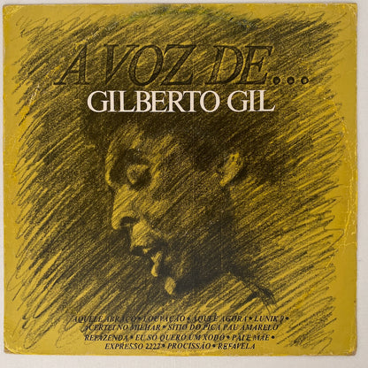 Gilberto Gil — A Voz De Gilberto Gil (LP Vinyl Record, used)