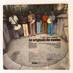 Os Originais Do Samba — É Preciso Cantar (LP Vinyl Record, used)