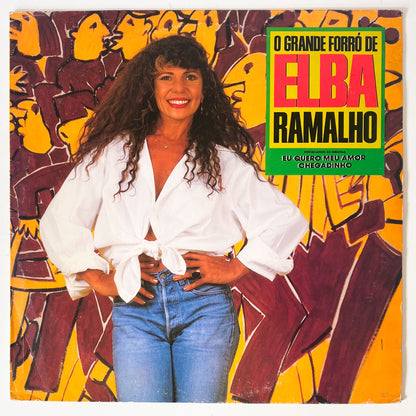 Elba Ramalho — O Grande Forró De Elba Ramalho (LP Vinyl Record, used)