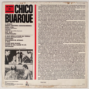 Chico Buarque — 20 Anos De Sucessos (LP Vinyl Record, used)