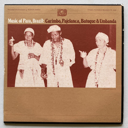 Various — Music Of Para, Brazil: Carimbo, Pajelanca, Batuque & Umbanda (LP Vinyl Record, used)