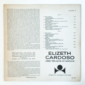 Elizeth Cardoso,Zimbo Trio e Jacob Do Bandolim — Vol. 2 (LP Vinyl Record, used)