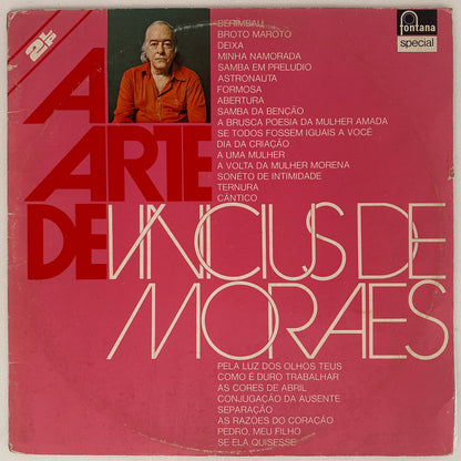 Vinicius De Moraes — A Arte De Vinicius De Moraes (LP Vinyl Record, used)