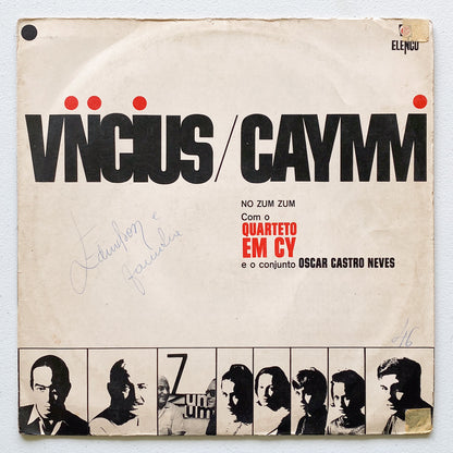Vinicius De Moraes,Dorival Caymmi,Quarteto Em Cy e Conjunto Oscar Castro Neves — No Zum Zum (LP Vinyl Record, used)